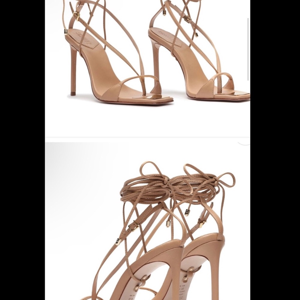 Schutz Nude Heel Size 8
